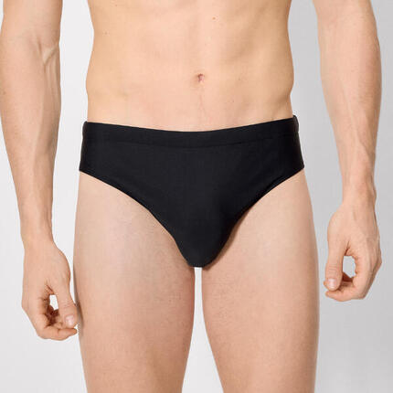 Maillot de bain slip noir basique