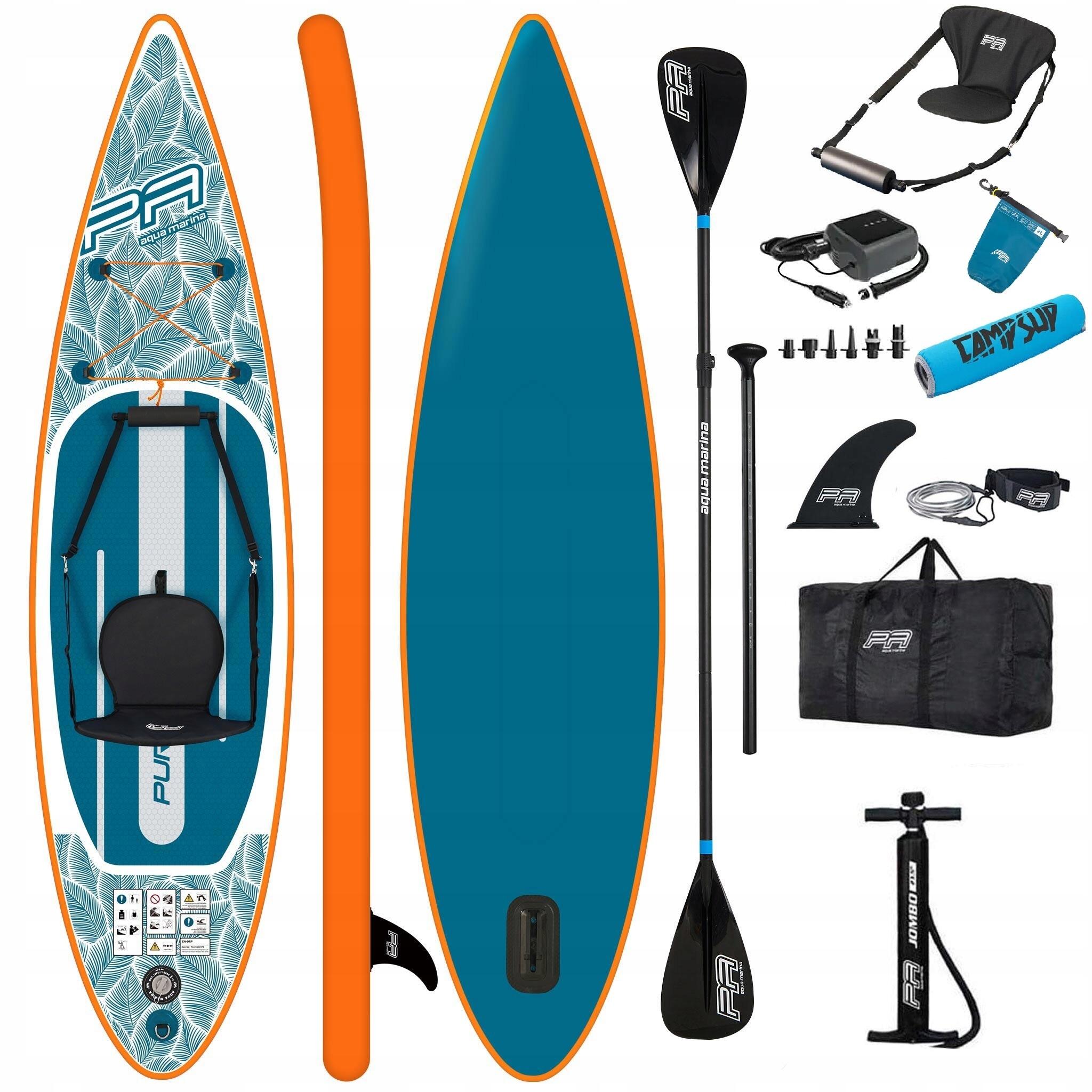 Deska SUP Pompowana Aqua Marina Pure Air 11'0" SUPER COMBO z Bojką i Pompką 1/7