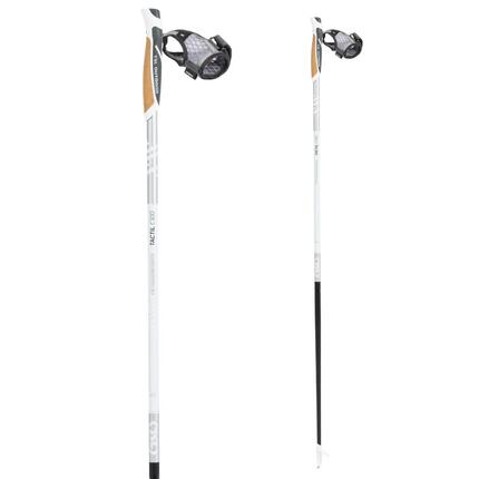 Kije do nordic walking Tactil C100 Srebrny Korek Spike 105