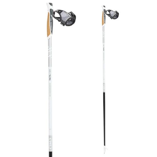 Kije do nordic walking Tactil C100 Srebrny Korek Spike 105