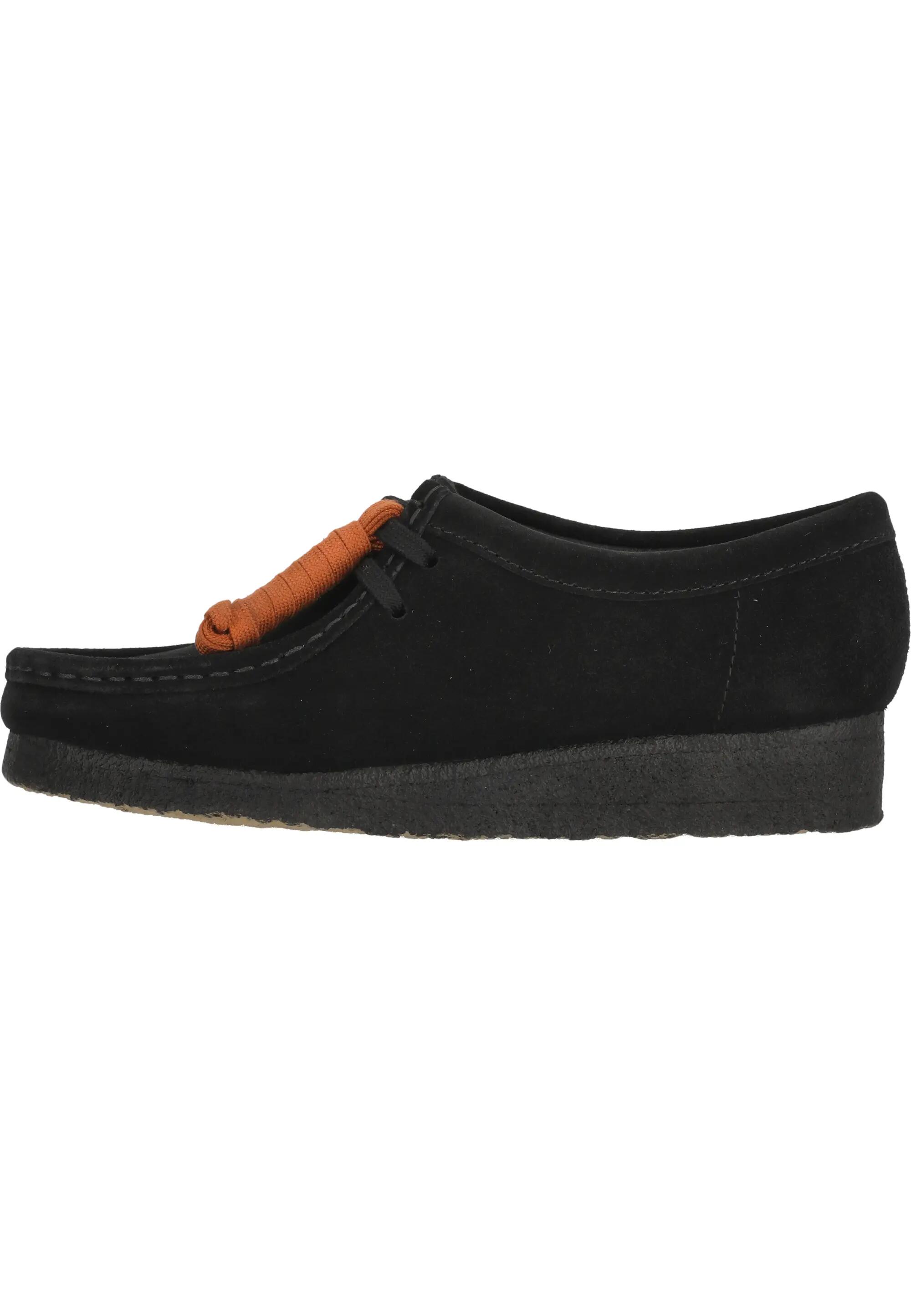 Schnürschuhe Wallabee. Black Sde 1/15