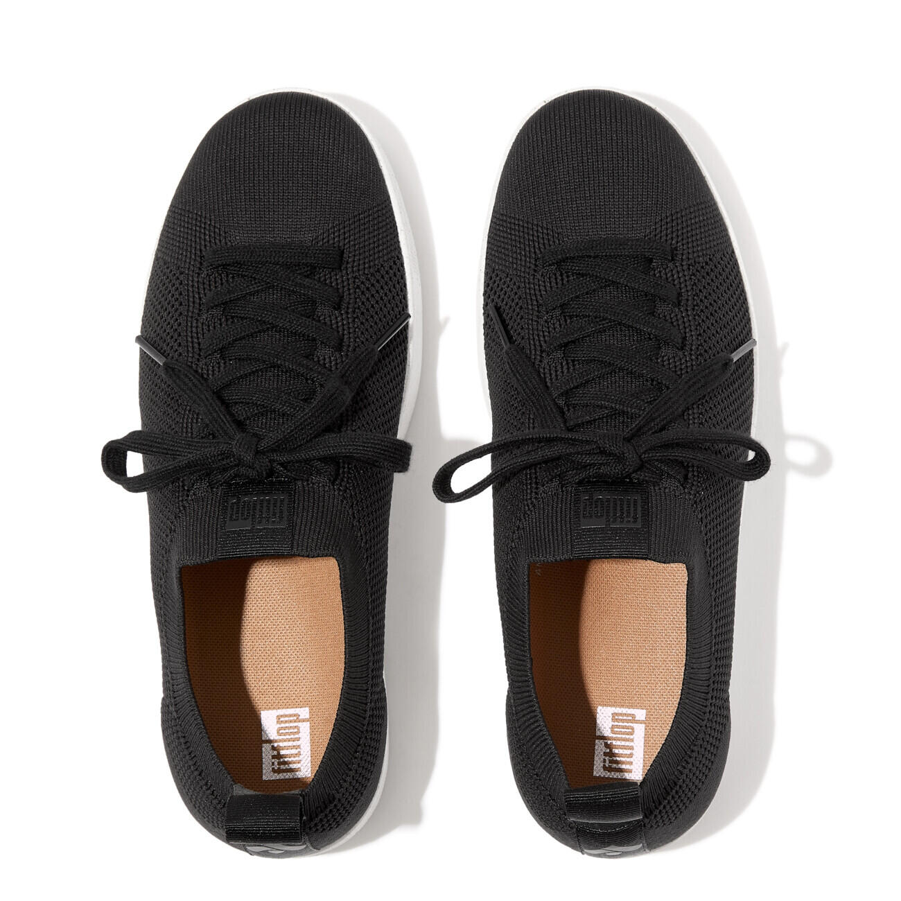 FITFLOP Rally E01 Sneaker - Knit  ZWART 36 5/7