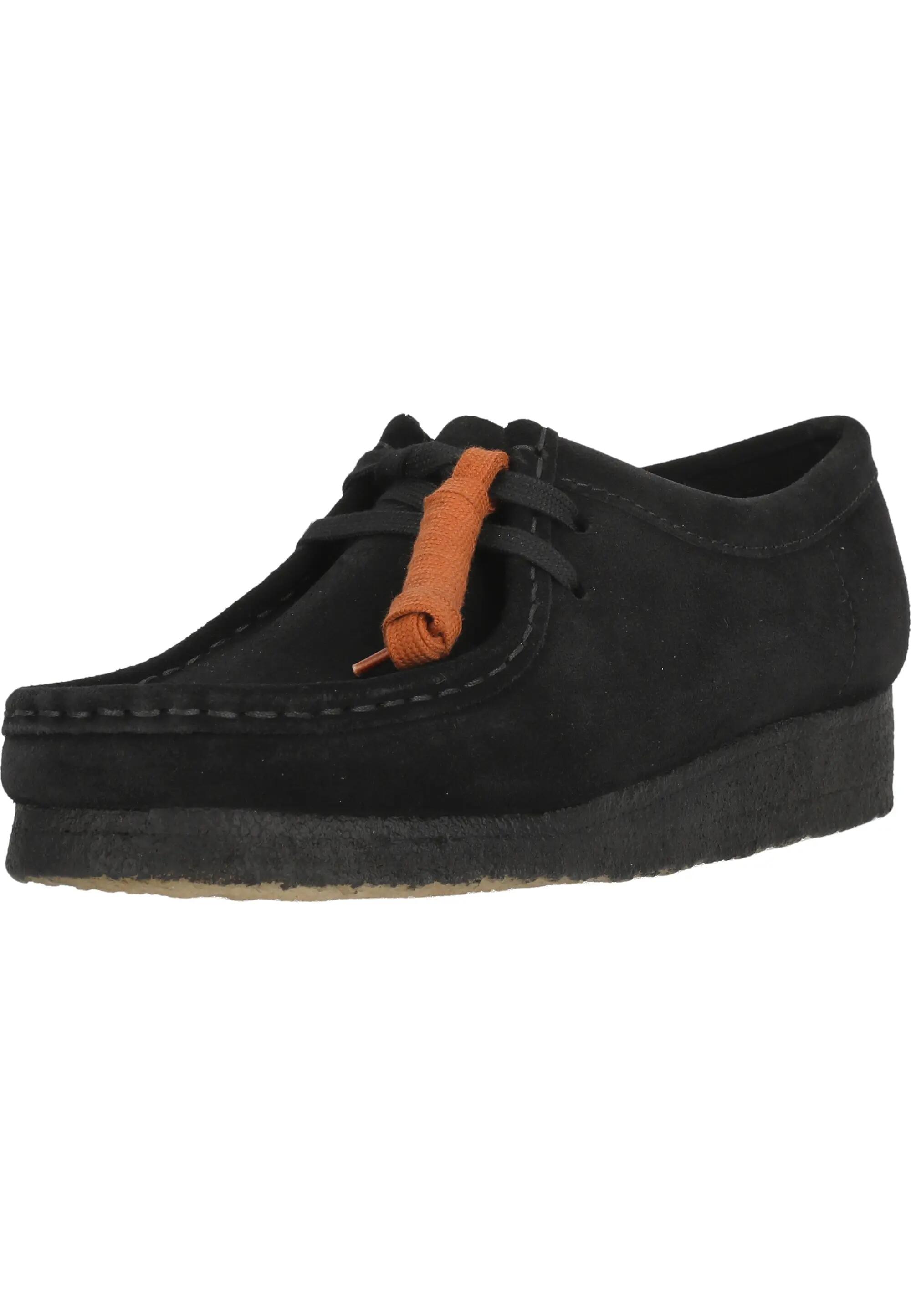 Schnürschuhe Wallabee. Black Sde 2/15
