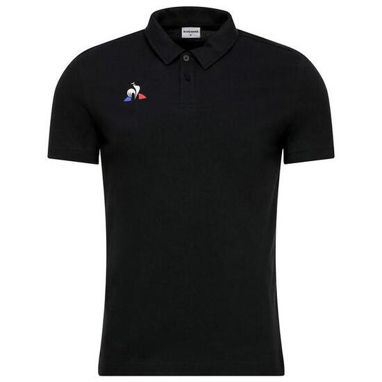 Polo Noir Homme Le Coq Sportif Presentation