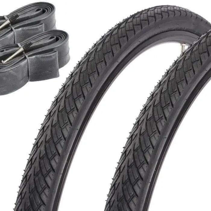 KUJO ONE 0 ONE A 28-inch / 700 x 1.50" / 38C bicycle tyre set + FV inner tube