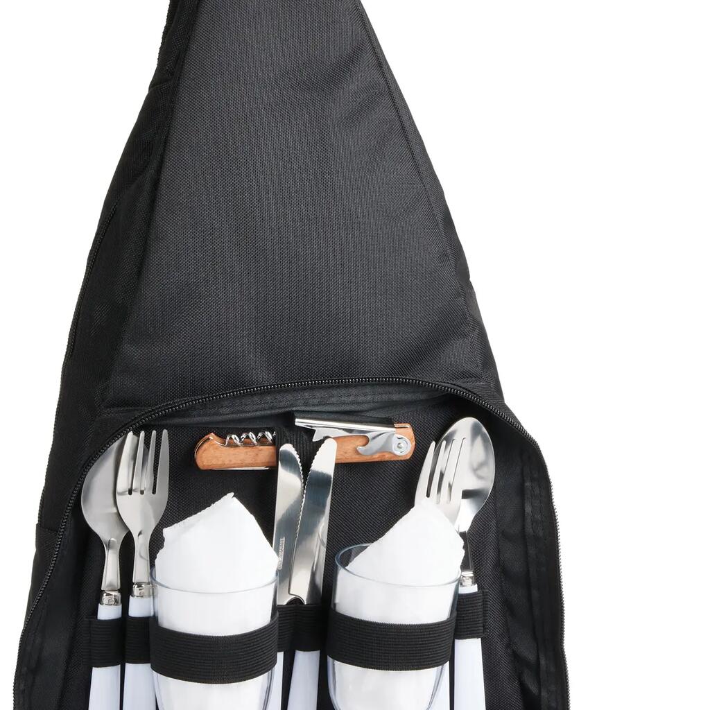 BRUBAKER Picnic Backpack for 2 Persons with Cooler Compartment
