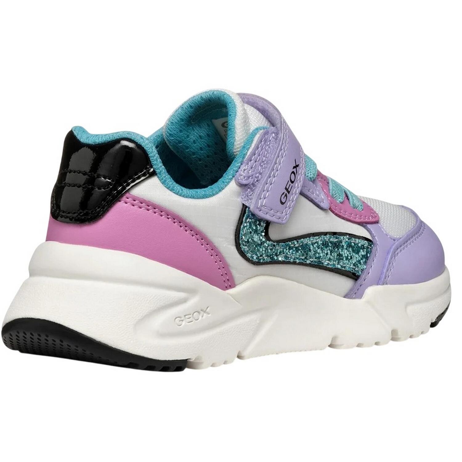 Baskets LOFTUS Fille (Lilas / Turquoise Vif / Blanc / Rose) 2/4