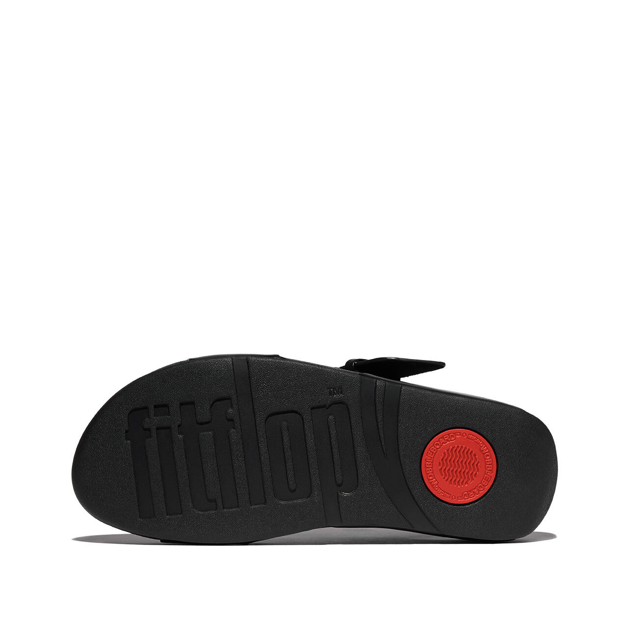 FITFLOP FitFlop Lulu Resin-Buckle Leather Back-Strap Sandals  GEHEEL ZWART 41 4/7