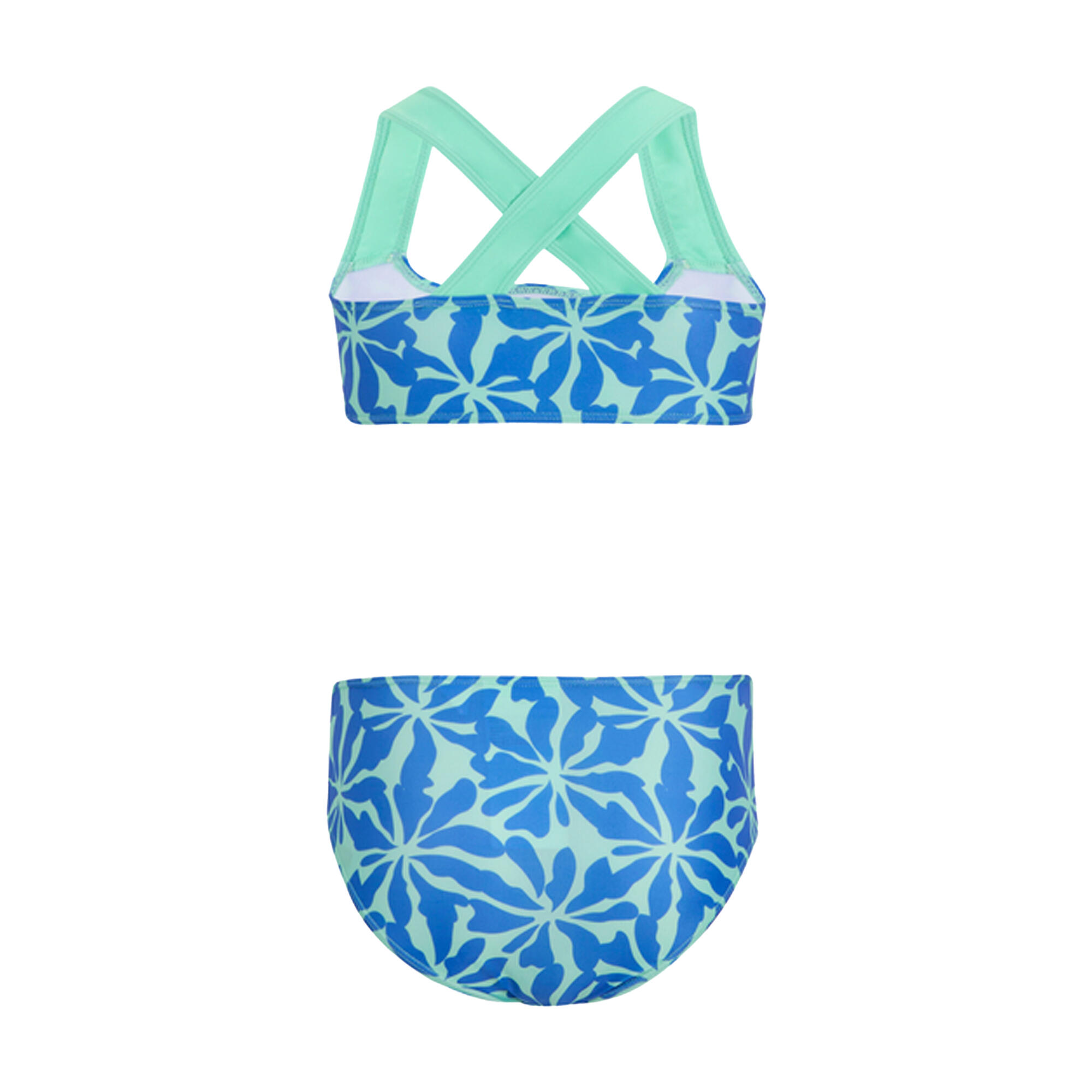 Bikini Floreale Set Ragazze Regatta Dakaria III Blu Sonico Verde Ghiaccio 2/4