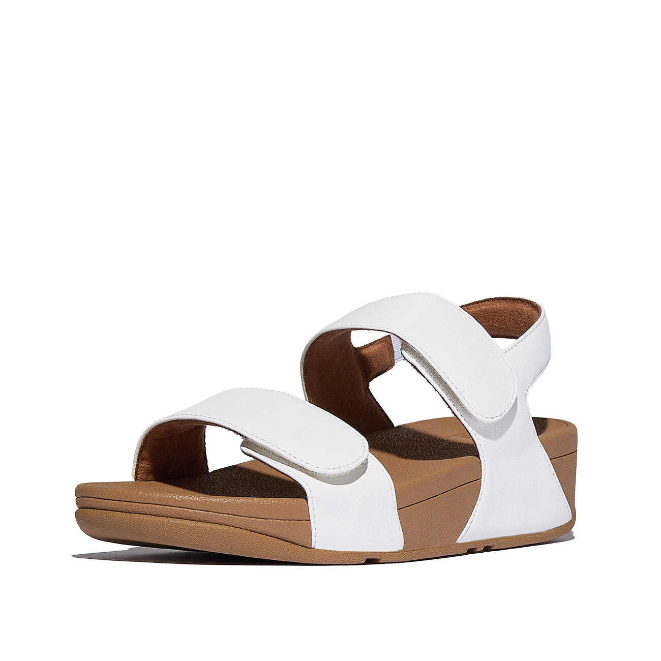Sandales FitFlop LULU en cuir, avec bride arrière ajustable 1/7