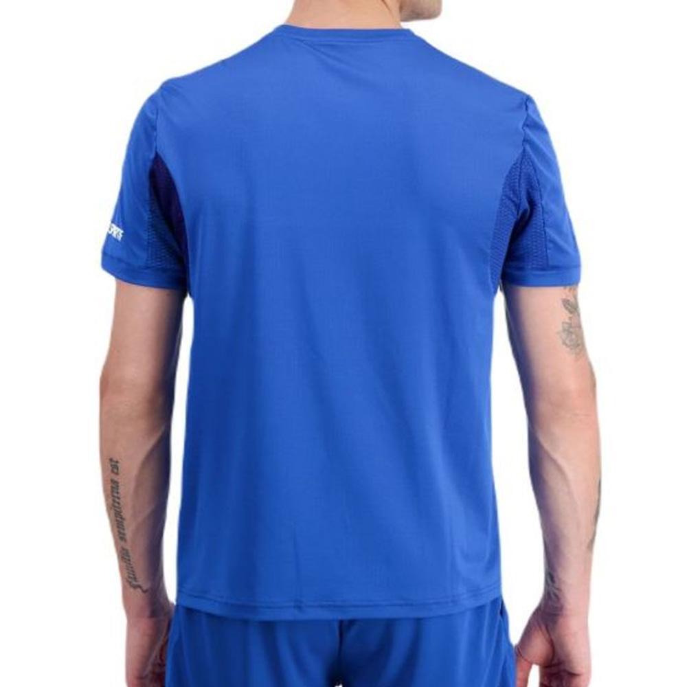 Camiseta de Tenis Le Coq Sportif Tennis Pro Azul para Hombre 2/5