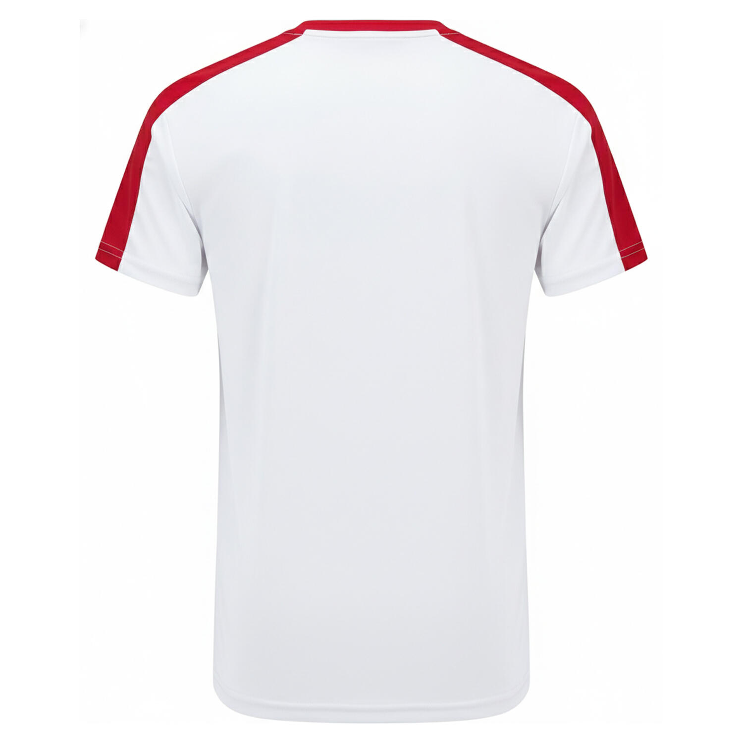 "Performance" TShirt für Kinder Weiß/Feuerrot 2/2