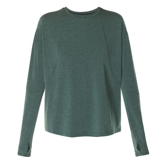 SWEATY BETTY Soft Flow Studio Long Sleeve Top T-shirt MOSGROEN XS