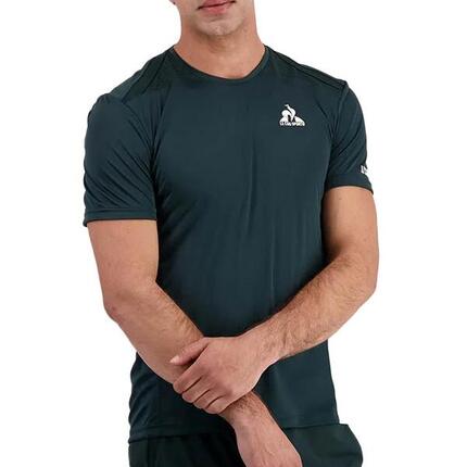 Maillot de Sport Vert Homme Le Coq Sportif Tennis