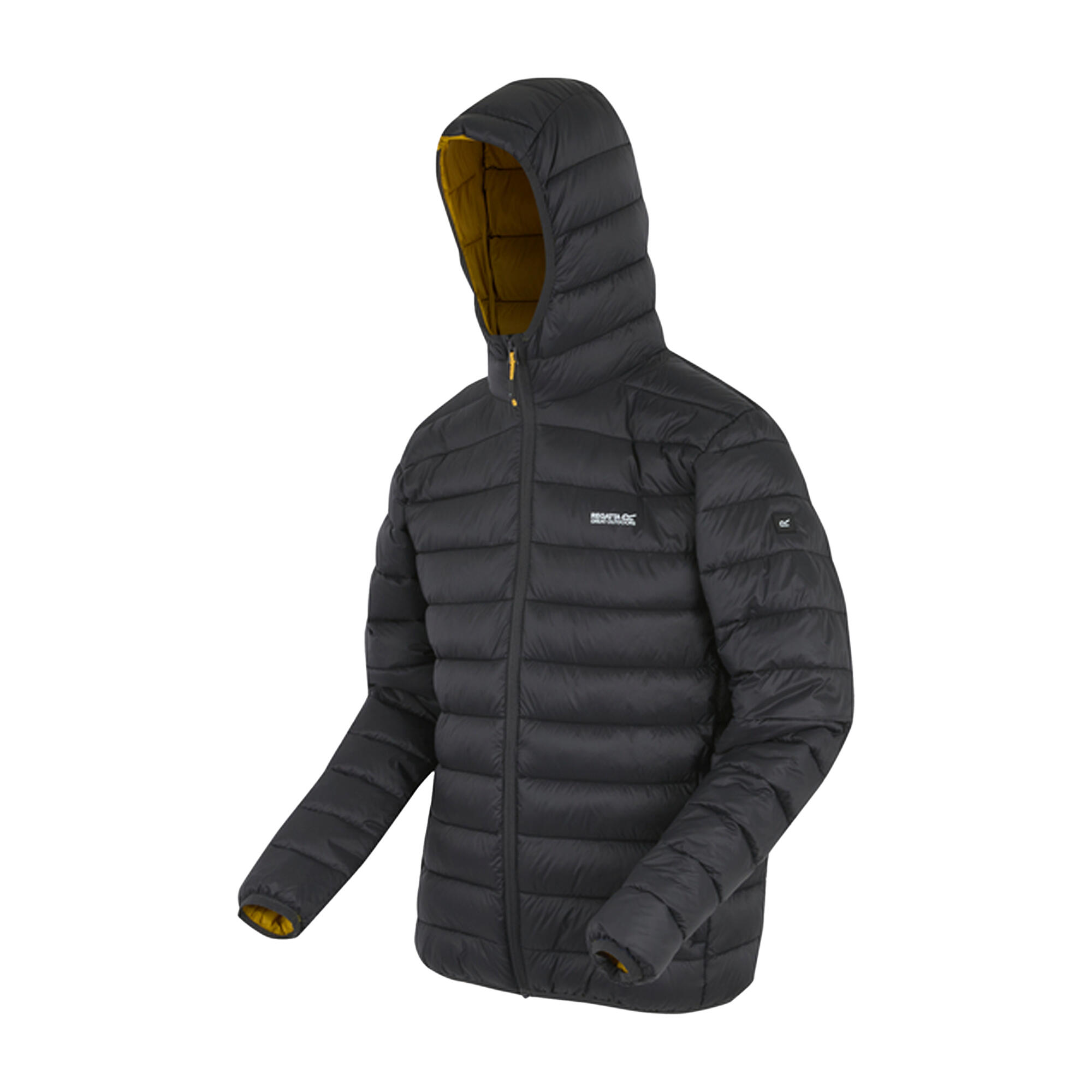Veste Matelassée MARIZION Homme (Cendre / Jaune Or) 3/4