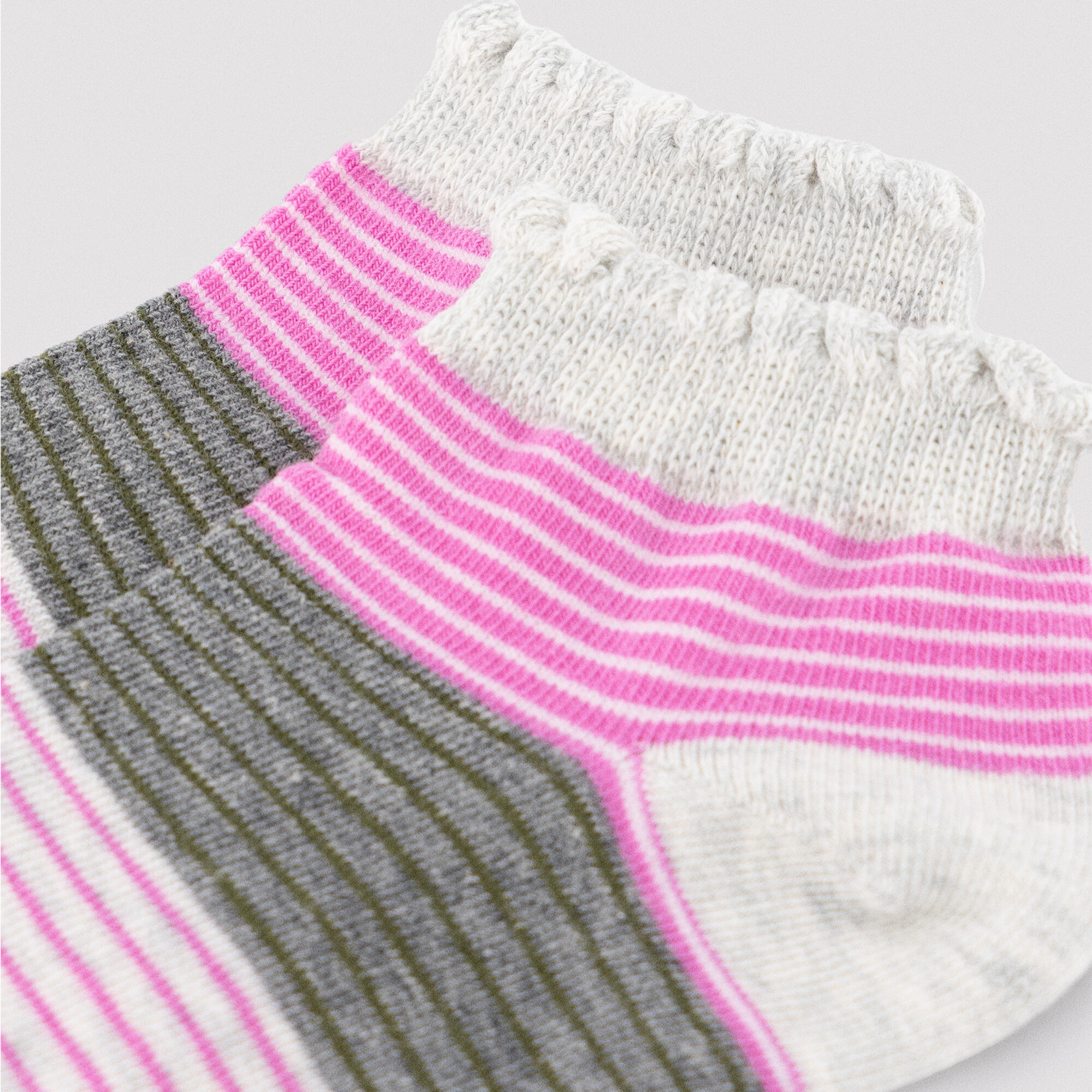 Pack de 4 calcetines tobilleros estampados con ribete 7/7