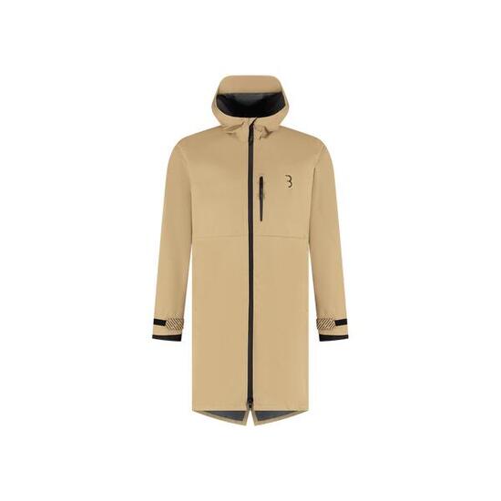 Regenparka für unterwegs und auf dem Fahrrad Unisex RainShield Parka L Kamel