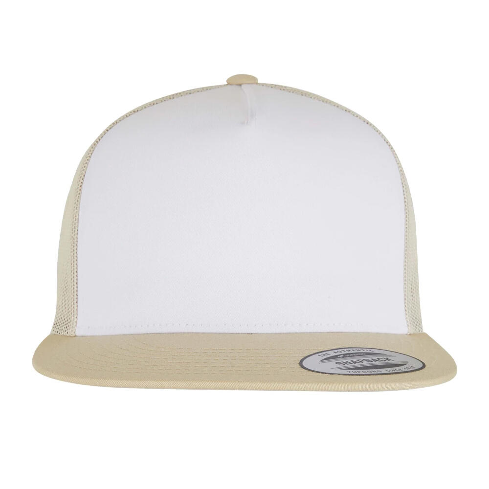Trucker Cap für HerrenDamen Unisex Damen und Herren Gold/Weiß/Beige 3/3