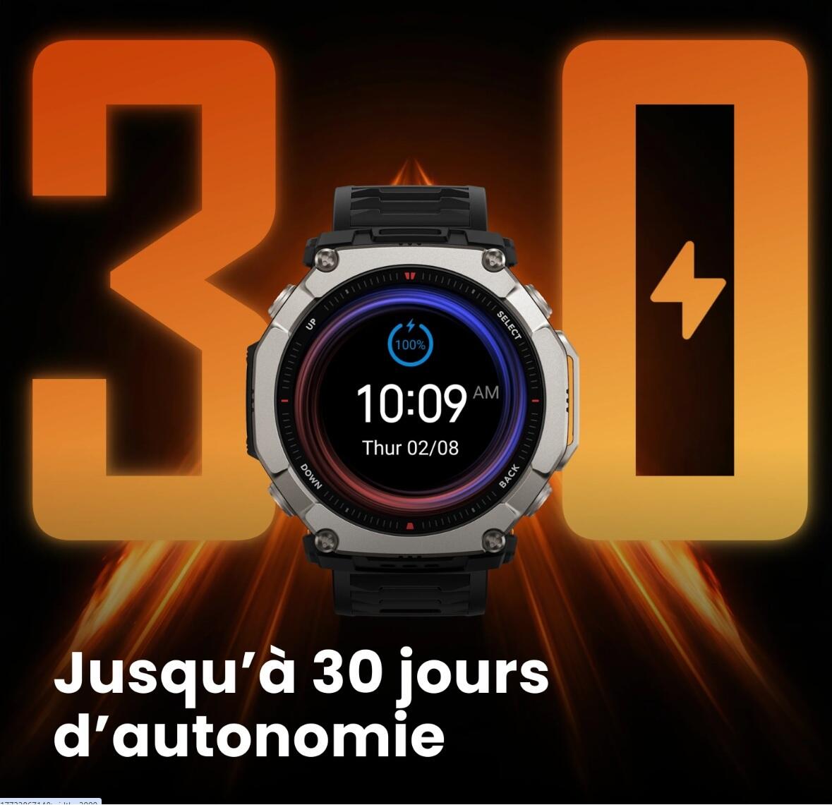 AMAZFIT - T-REX Ultra 2 Zwart horloge 2/6