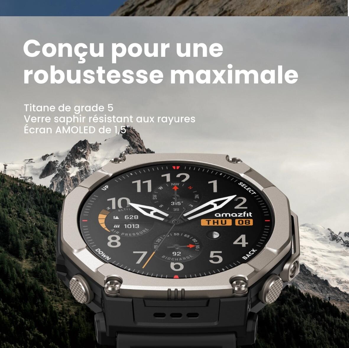 AMAZFIT - T-REX Ultra 2 Zwart horloge 6/6