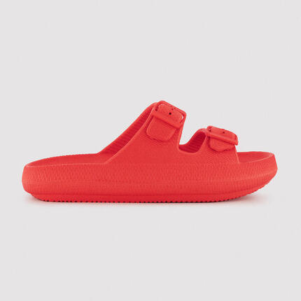 Chanclas de playa hebillas antideslizantes extra comfort coral