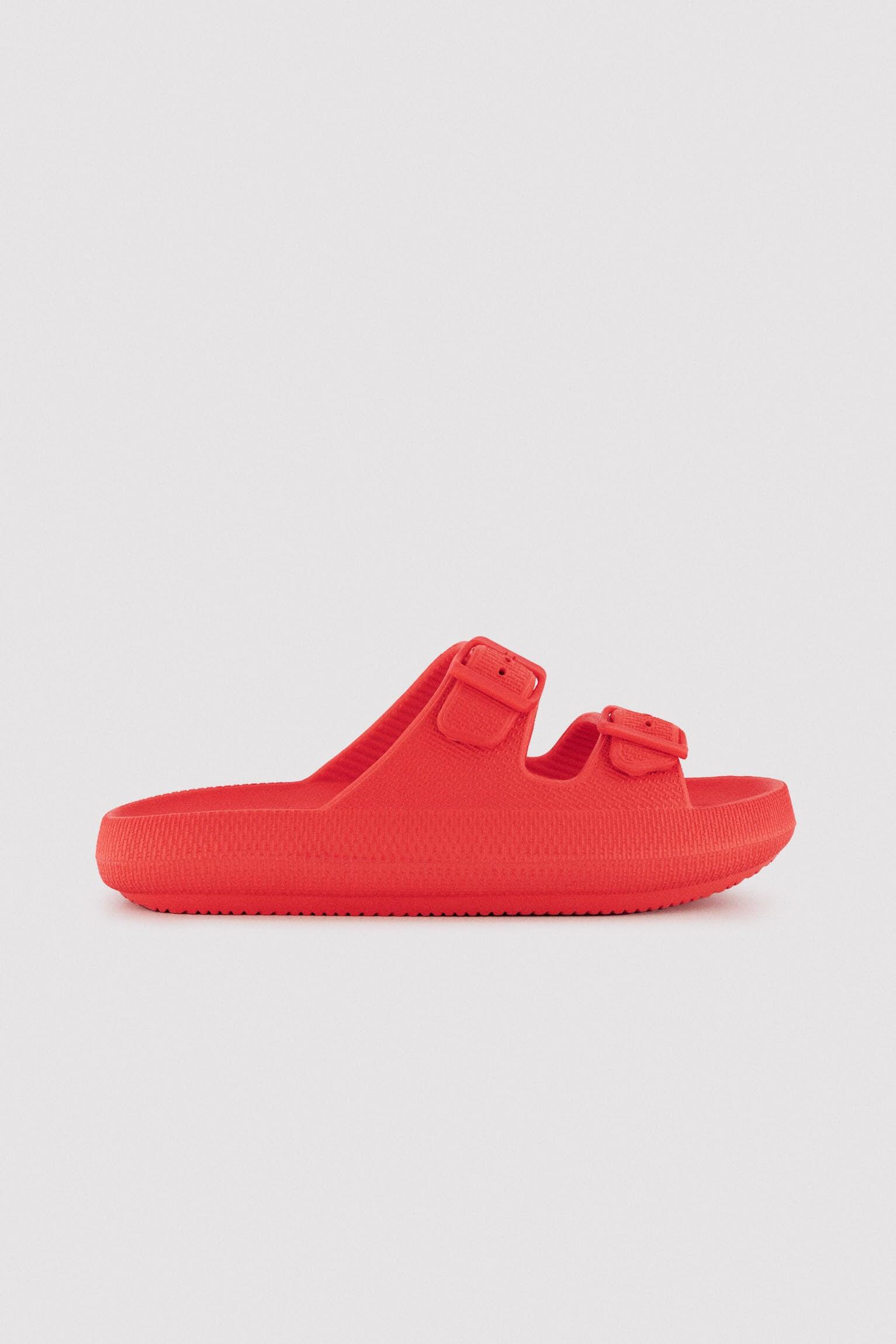 Tongs de plage corail extra confortables avec boucles antidérapantes 2/3