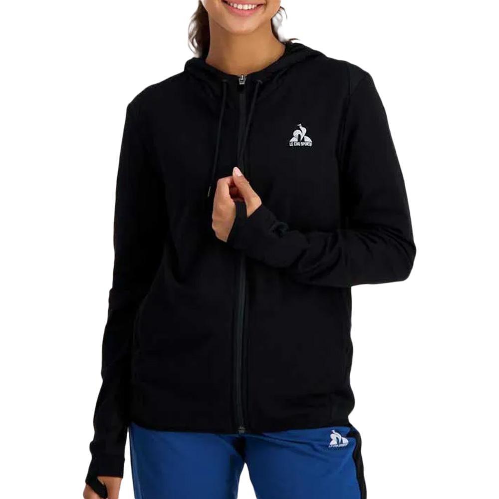 Women's Le Coq Sportif Training N°3 Black Sweatshirt