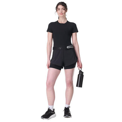 SWEATY BETTY Get Set 2-in-1 Multi Train Shorts Sportshort ZWART S