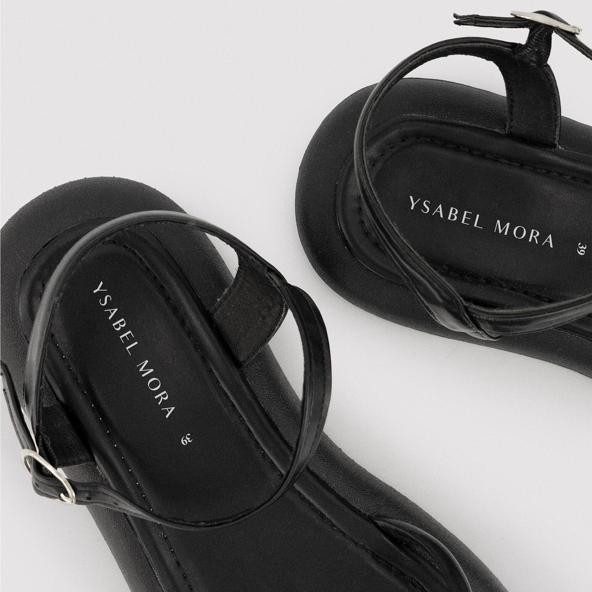 Sandalias casual negras 3/3