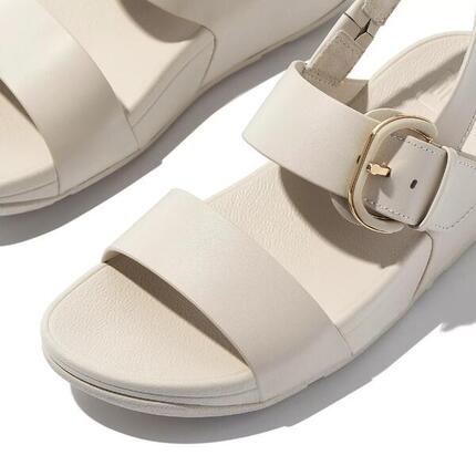 FITFLOP FitFlop Lulu Resin-Buckle Leather Back-Strap Sandals BEIGE PARIJS 36