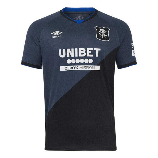 Maillot Third Manches Courtes Motif/style Rangers FC 25/26 Homme (Indigo / Noir)