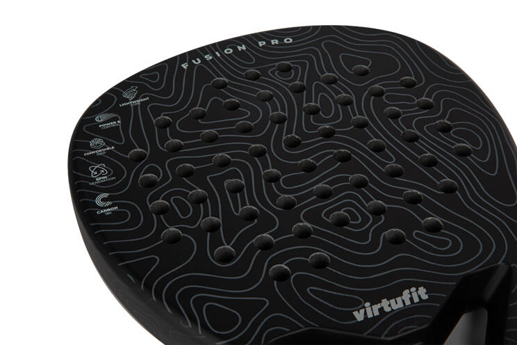 Set Fusion Pro Padel - Noir et gris 4/7