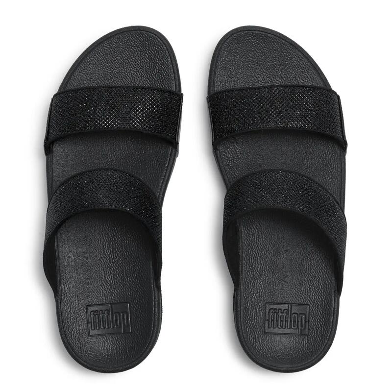 FITFLOP FitFlop Lulu Shimmerglitz Slides  ZWART 42