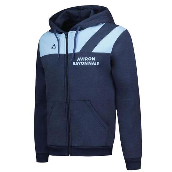 Aviron Bayonnais Sweat Bleu Homme Le Coq Sportif Hoody N°1
