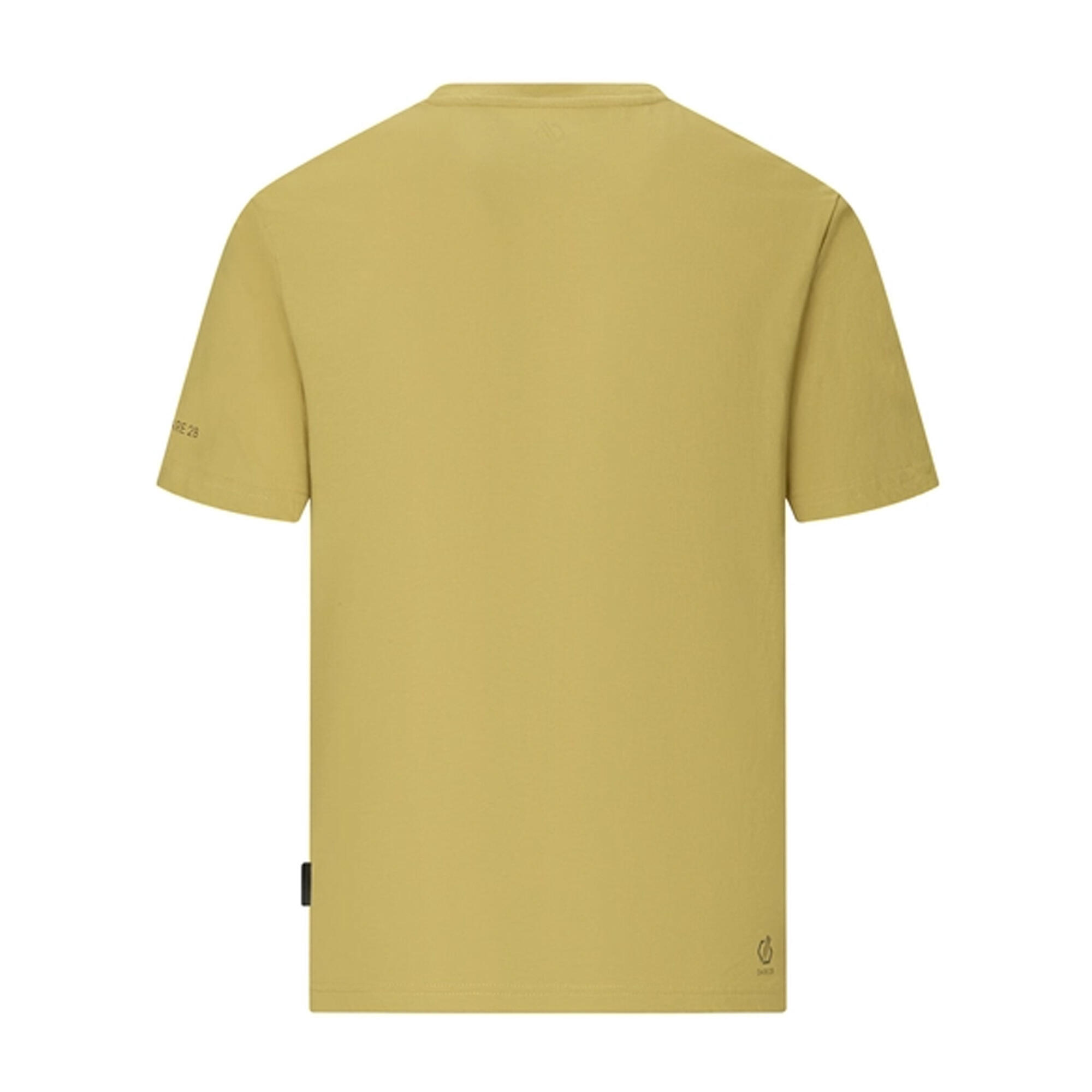 Tshirt Motif/style Montagne MOVEMENT Homme (Jaune Huile) 2/5