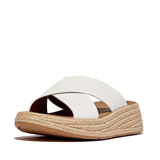 Glissières croisées FitFlop F-Mode espadrille plateforme