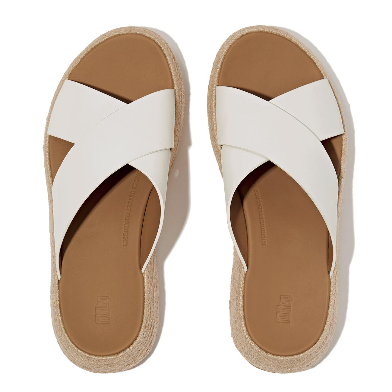 Glissières croisées FitFlop F-Mode espadrille plateforme 5/7