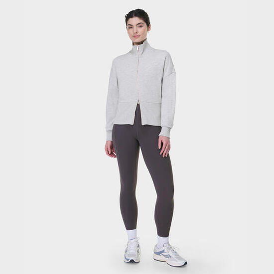 SWEATY BETTY Sweaty Betty After Class Zip Up Trui LICHTGRIJS XS