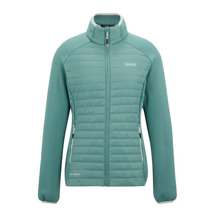 Dames Clumber Hybride Jas (Mokka/Zwart)