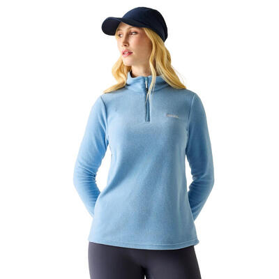 Dames sweetheart quarter zip fleece top (marine)
