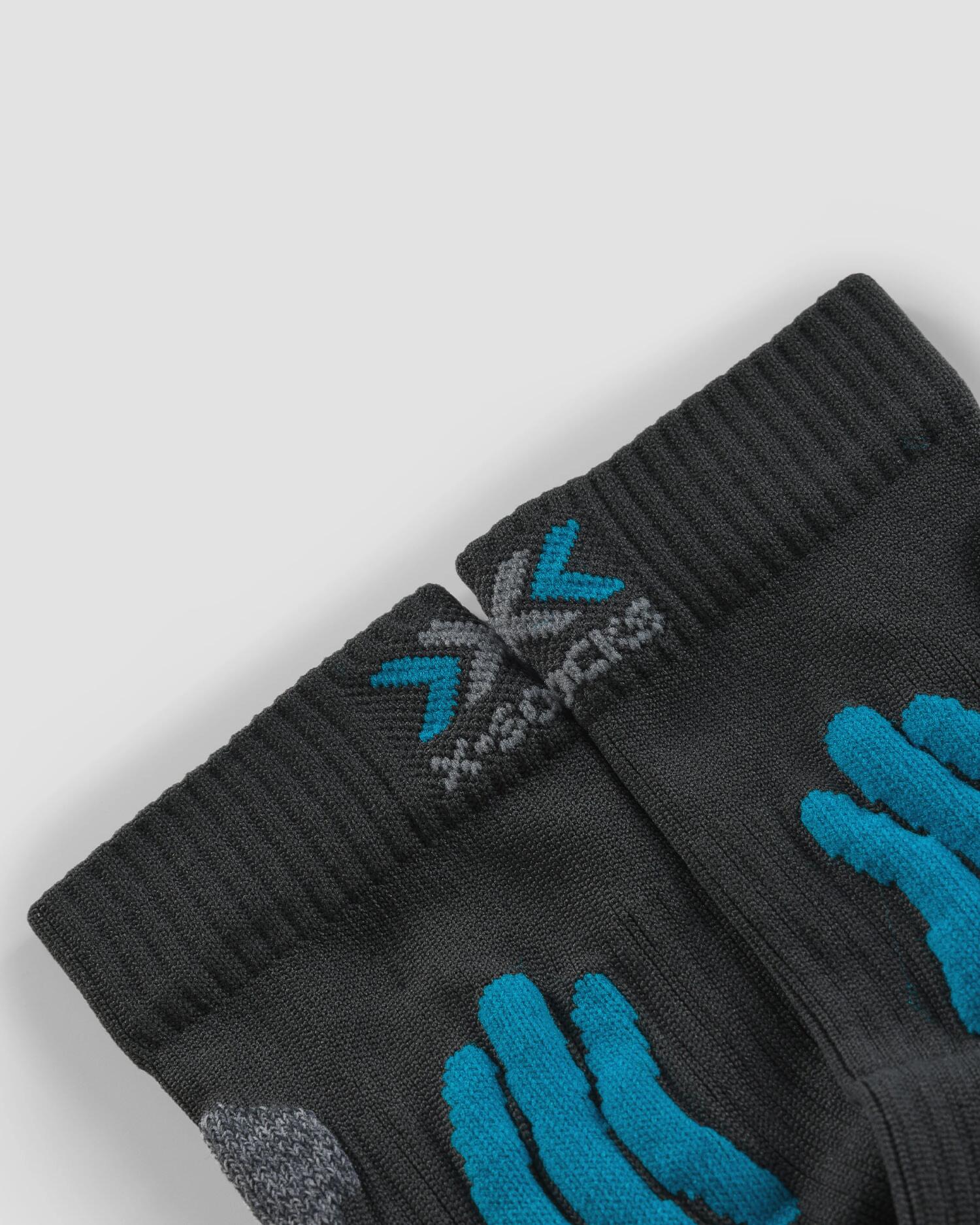 Skarpety damskie trekkingowe X-Socks Trek Outdoor Low Cut Blue Grey 2/2