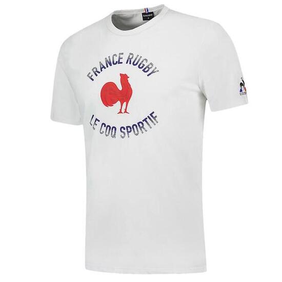 XV de France T-shirt Blanc Homme Le Coq Sportif