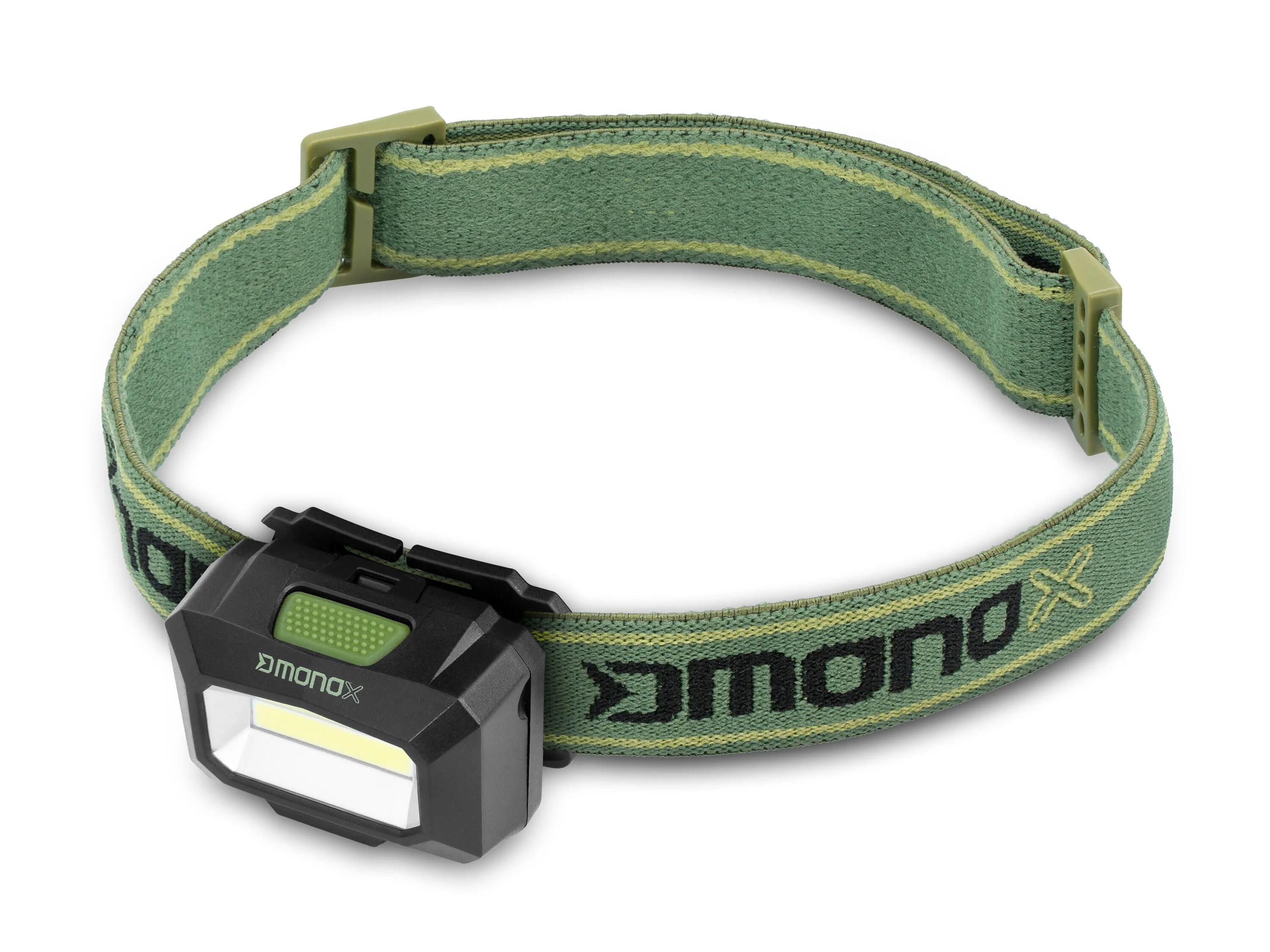 Lampada frontale MONOX 3W/1500mAh - Lampada da testa - Luce bianca verde 2/6