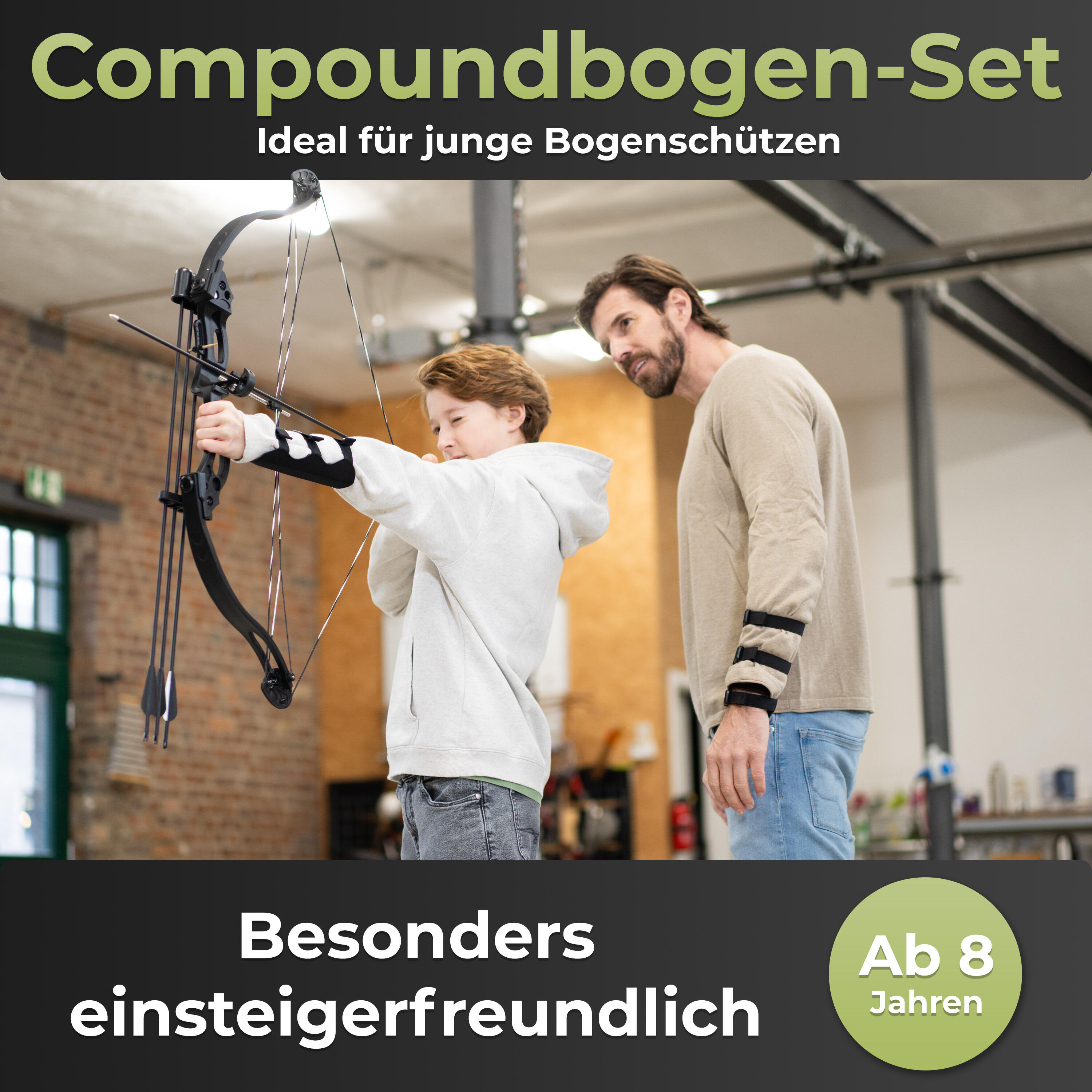 Compound Bogen Set für Kinder ab 8 Jahren 2/7