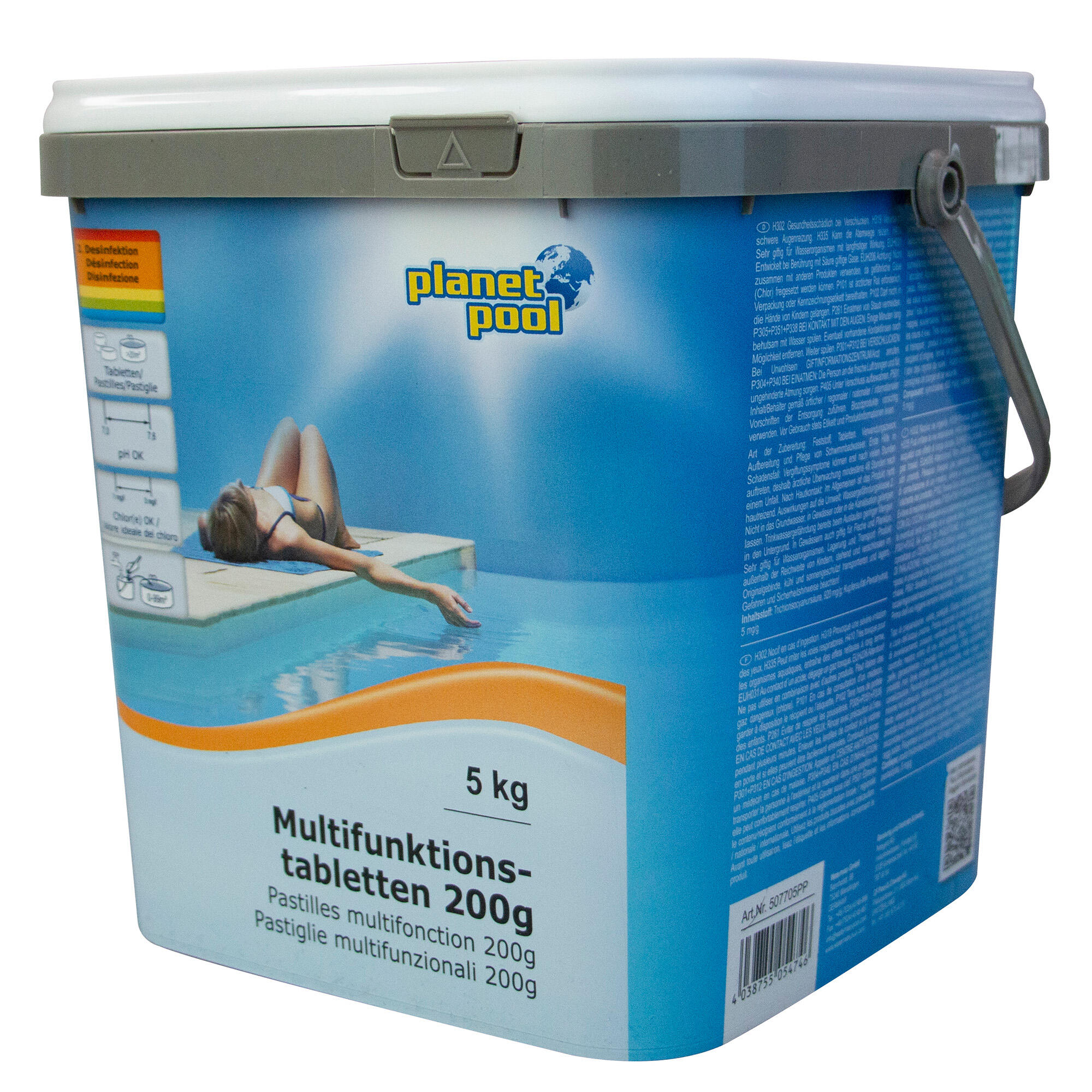 Planet Pool - Langzeit-Multifunktions-Tabletten 200 g, 5 kg 3/4
