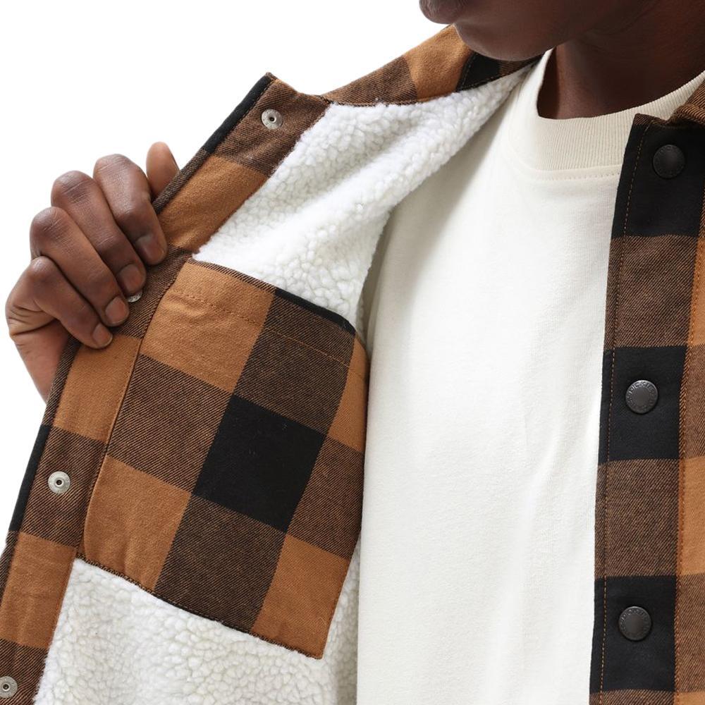 Chemise Camel/Noir Homme Dickies Sacramento 3/3