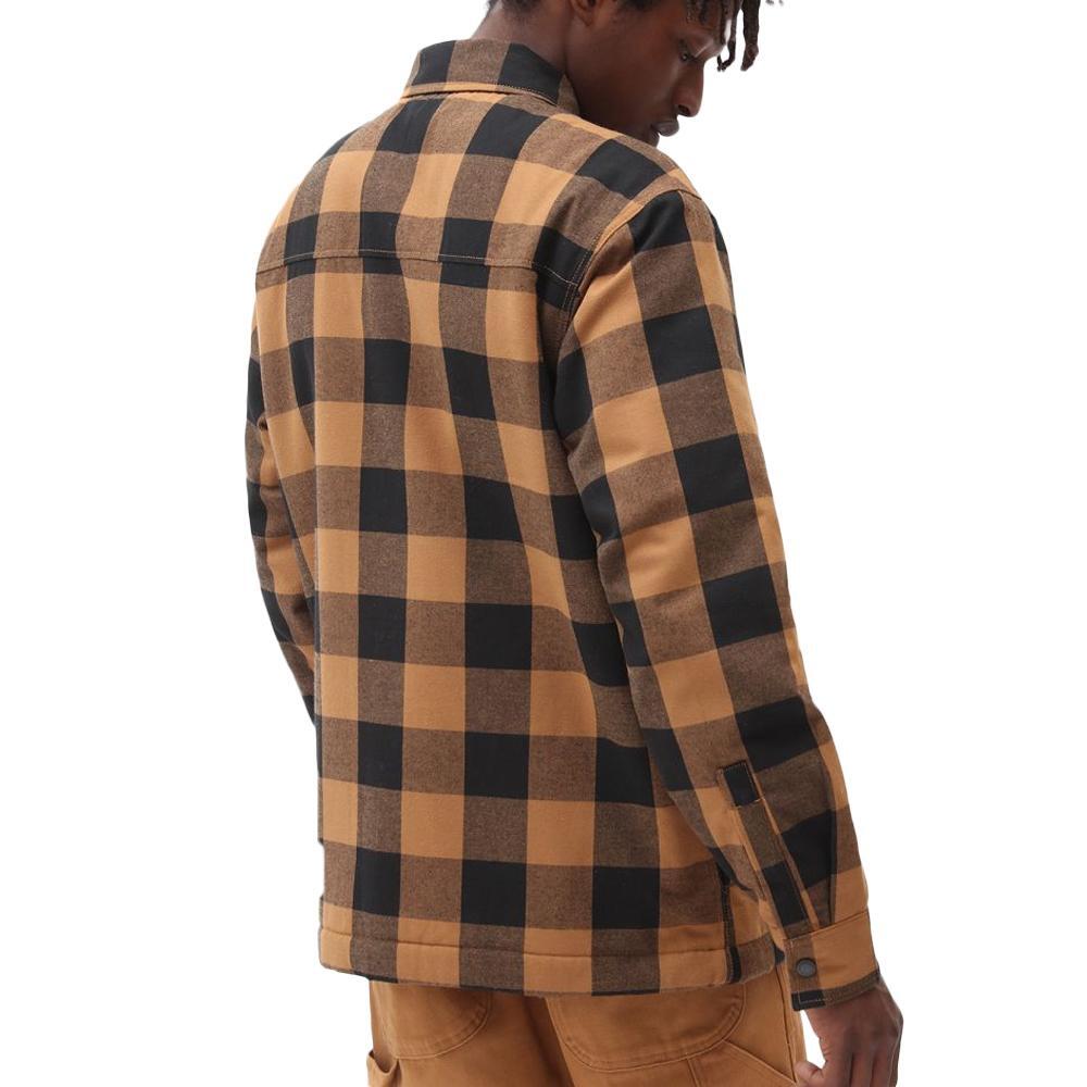 Chemise Camel/Noir Homme Dickies Sacramento 2/3