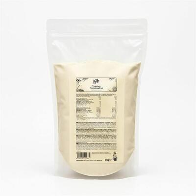 Proteine vegane in polvere 1 kg - mix riso piselli e soia - Vaniglia