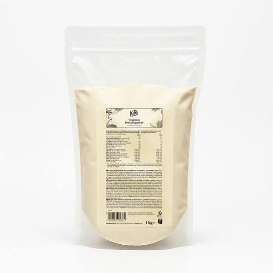 Proteine vegane in polvere 1 kg - mix riso piselli e soia - Vaniglia
