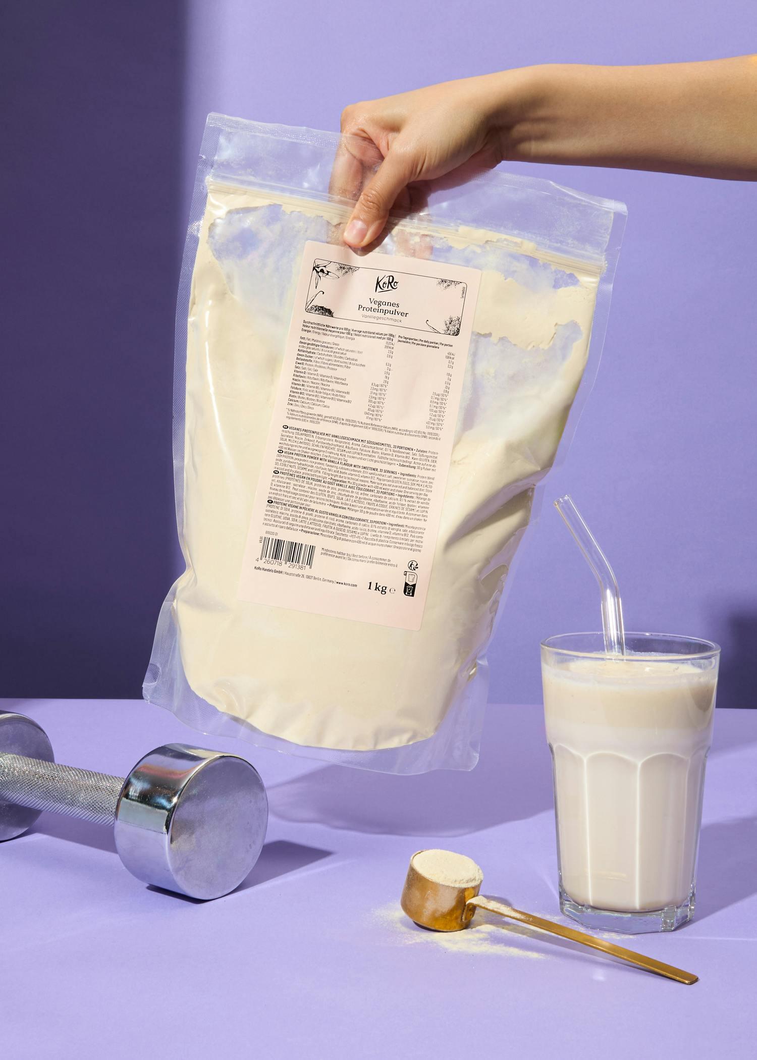 Proteine vegane in polvere alla vaniglia | 1 kg 7/7
